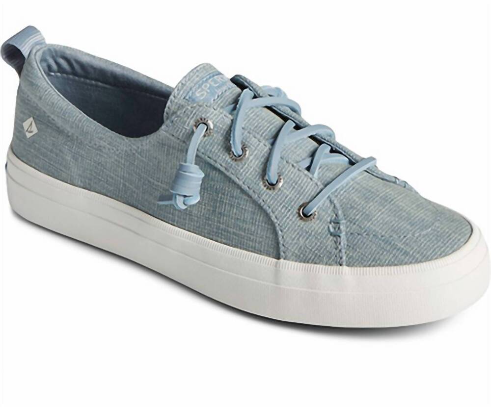 NEW SPERRY women's crest vibe shoes in denim